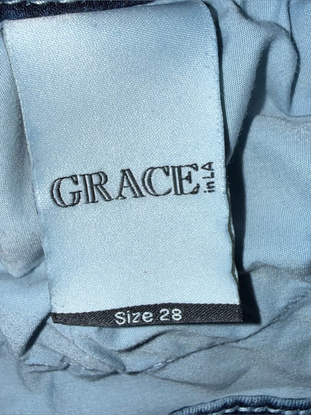 Grace in LA stretch bootcut jeans with embellishments embroidery women’s sz 28 - Picture 13 of 15